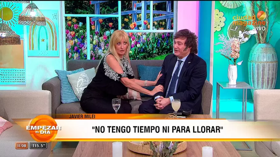 Yuyito y Javier Milei