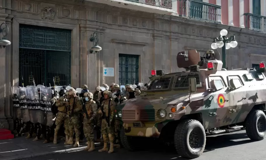 Imgenes del intento de golpe de Estado en Bolivia