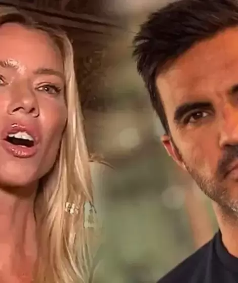 Nicole Neumann y Fabi�n Cubero.