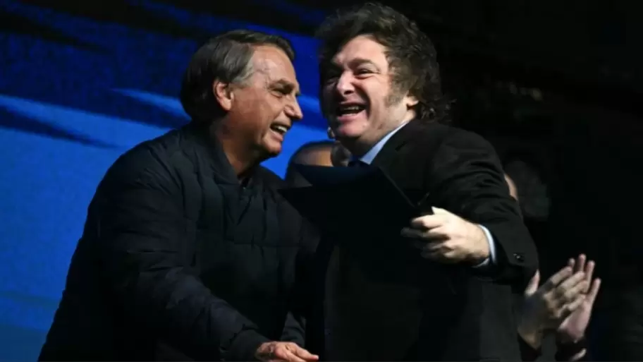 Jair Bolsonaro y Javier Milei