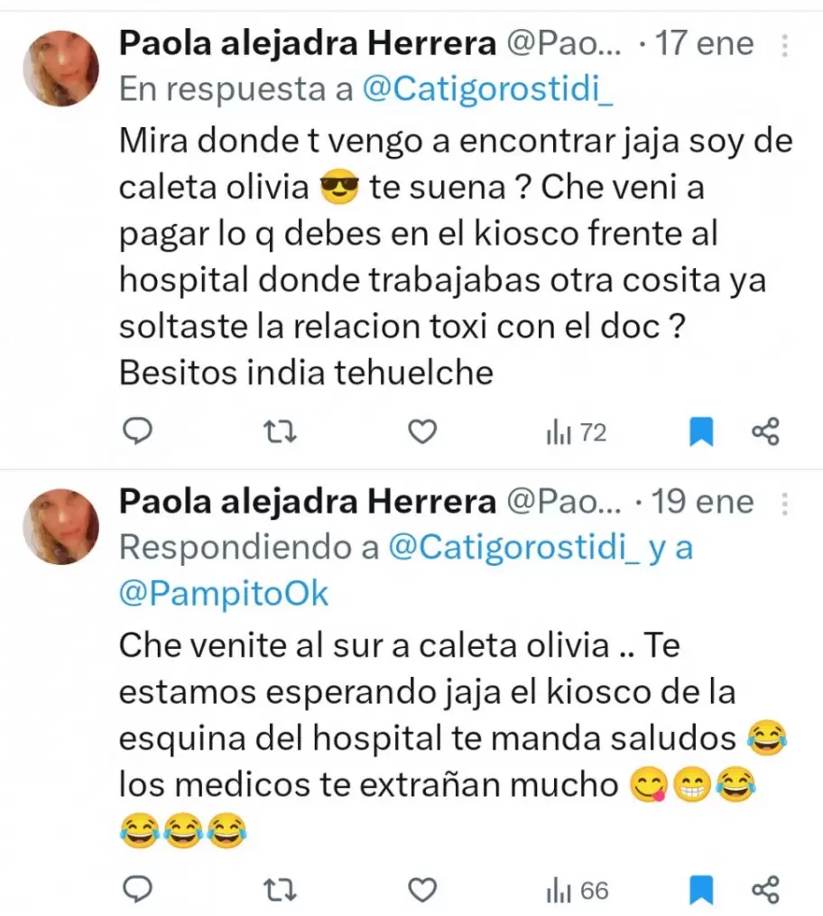 Ms denuncias contra Catalina Gorostidi por lo que no pag en Caleta Olivia.