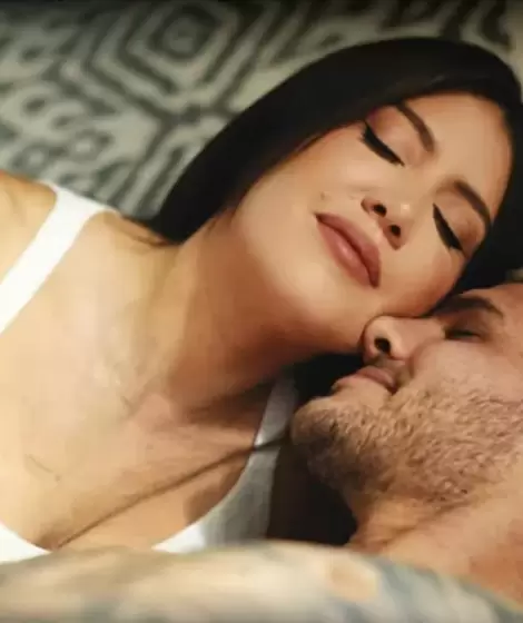 Wanda e Icardi en el video "Amor Verdadero"