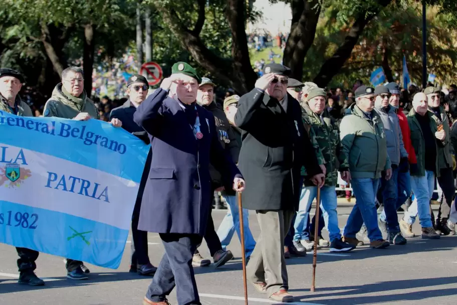 Desfile militar en la era Milei