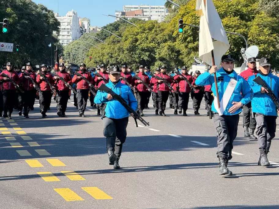 Desfile militar en la era Milei