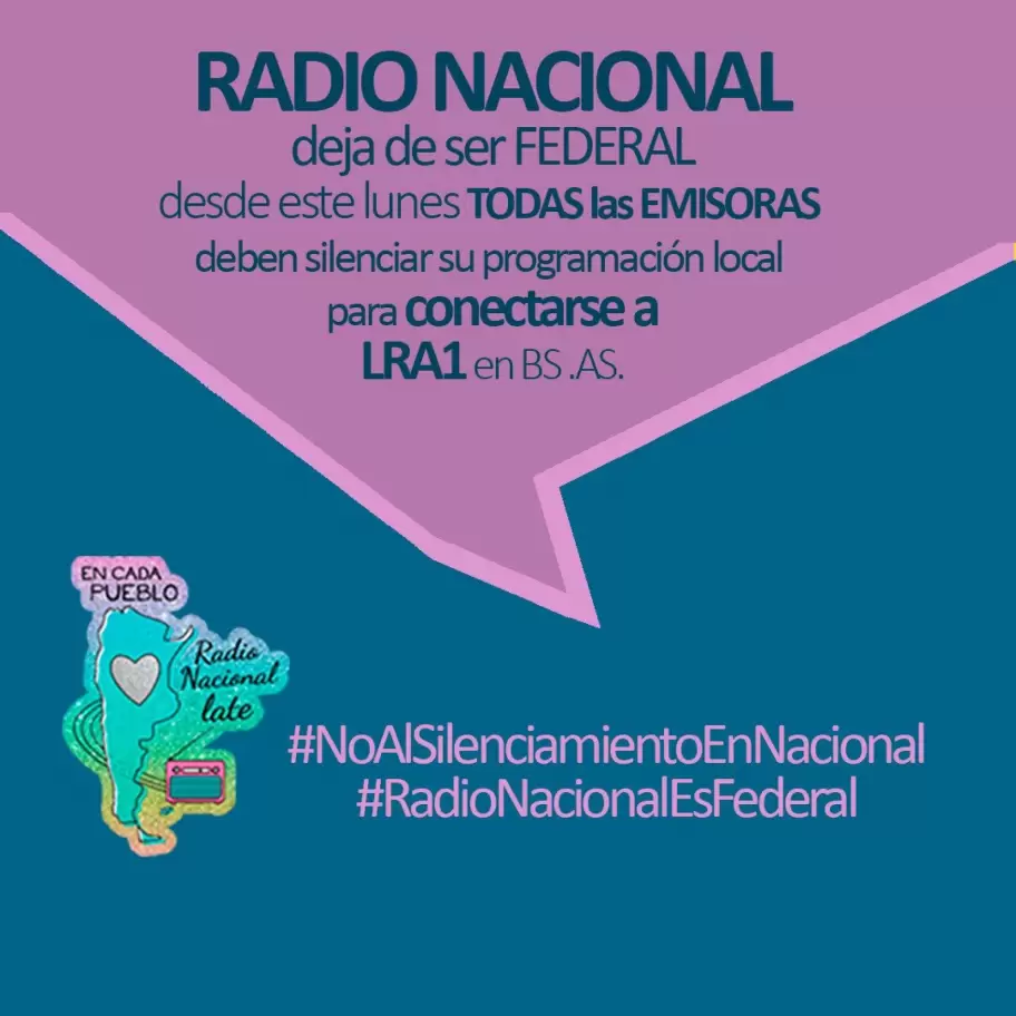 Radio Nacional dejar de funcionar en Chubut