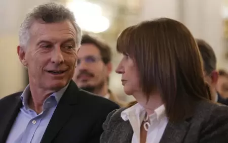 Mauricio Macri con Patricia Bullrich