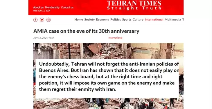 El editorial del Tehran Times