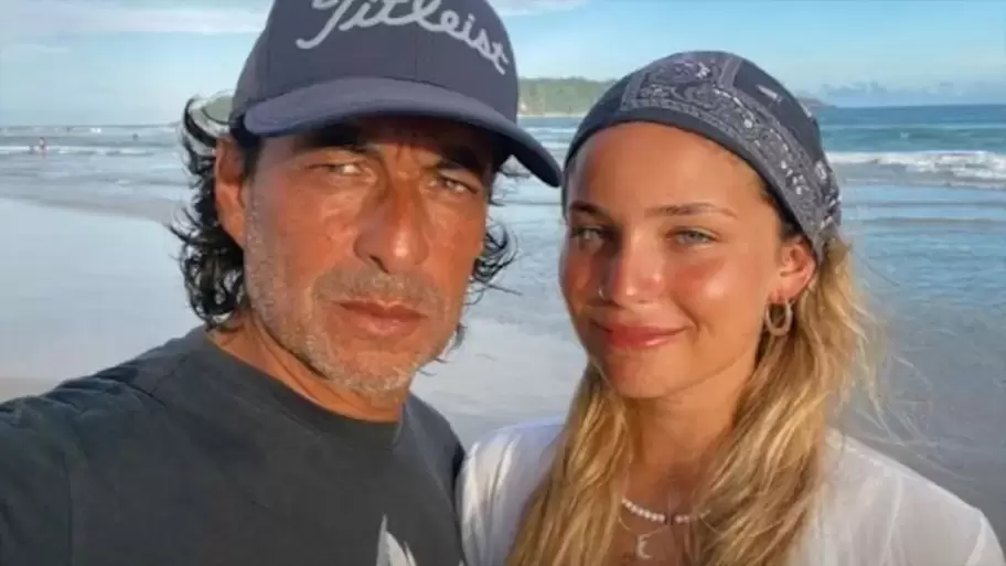 Marcelo Gutirrez con su hija Catalina