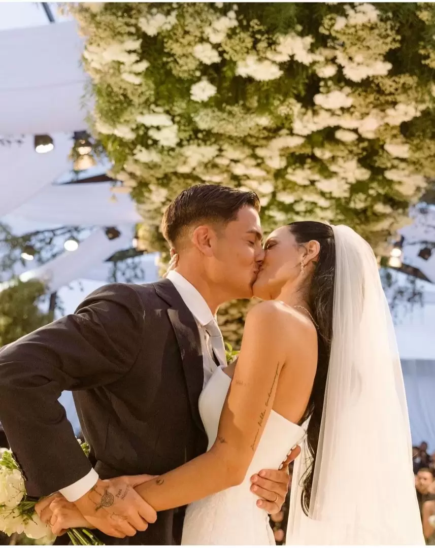 La boda de Paulo Dybala y Oriana Sabatini