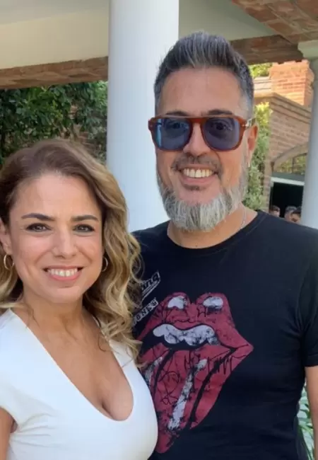 Marina Calabro y Rolando Barbano
