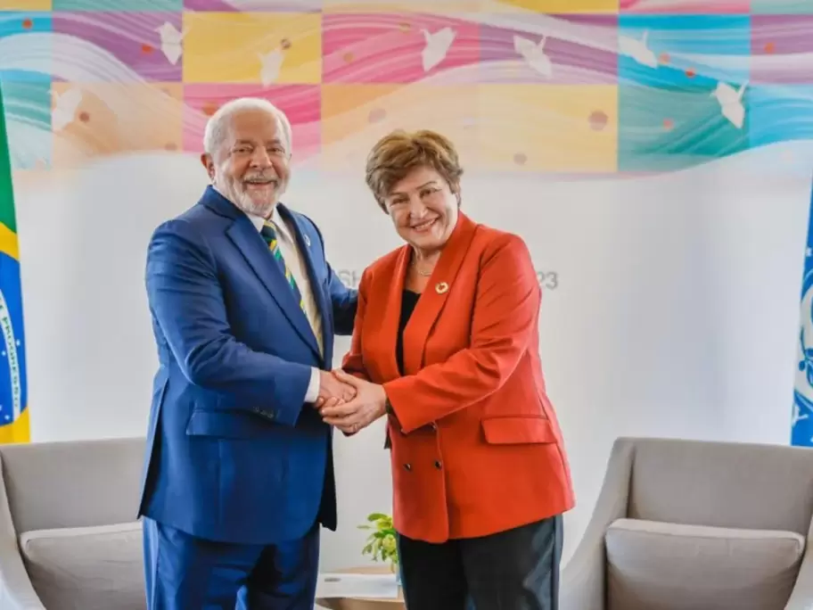 Lula Da Silva y Kristalina Georgieva