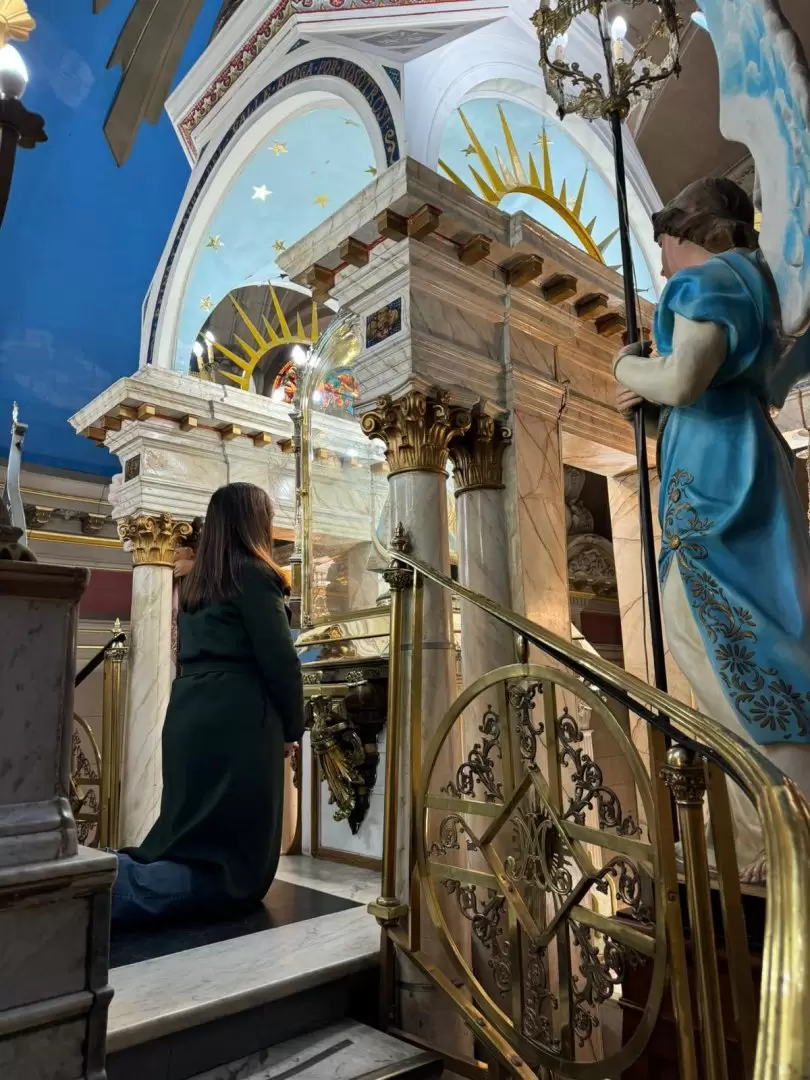 La vicepresidenta tambin visit a la Virgen del Valle en San Fernando del Valle de Catamarca