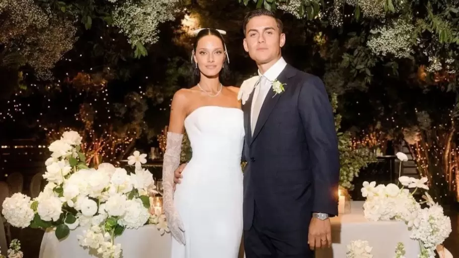 Oriana Sabatini y Paulo Dybala se casaron el pasado 20 de julio