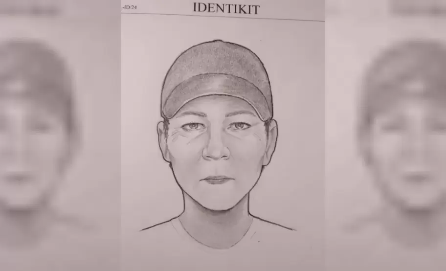 Identikit de la mujer que acompaaba al nio en Puerto Vilelas.