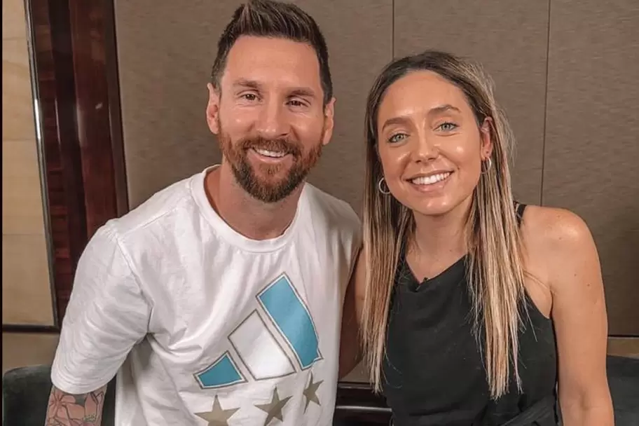 Lionel Messi y Sofi Martnez