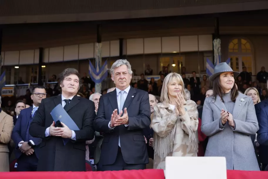 Las fotos oficiales del acto en La Rural