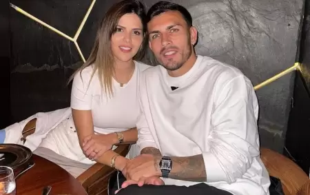 Camila Galante y Leandro Paredes