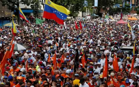 Las calles de Venezuela se colmaron de manifestantes opositores tras el resultado que dej a Nicols Maduro otra vez como presidente.