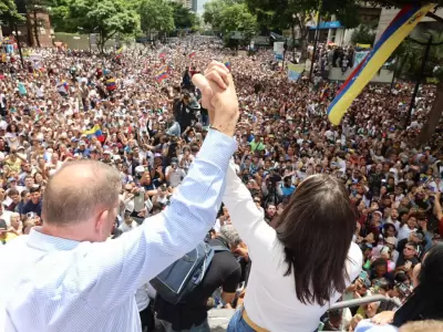 Edmundo Gonzlez Urrutia y Mara Corina Machado encabezaron las protestas antichavistas