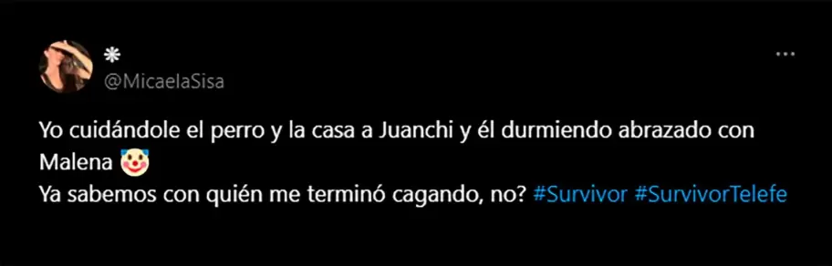 El tweet que gener escndalo en Survivor Expedicin Robinson