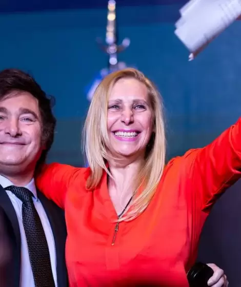 Javier y Karina Milei