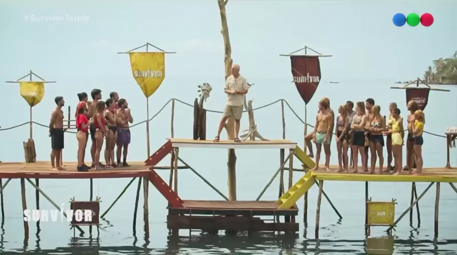 La prueba en la que el Norte y el Sur de Survivor disputaron los choris.