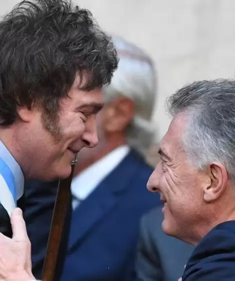 Javier Milei y Mauricio Macri