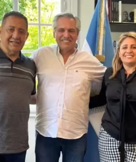 La ltima foto que se tomaron Luis D'Ela y Alberto Fernndez. Fue en diciembre de 2023, antes de que termine el mandato.