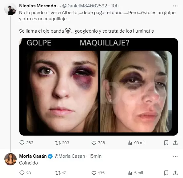 El comentario de Moria Casn