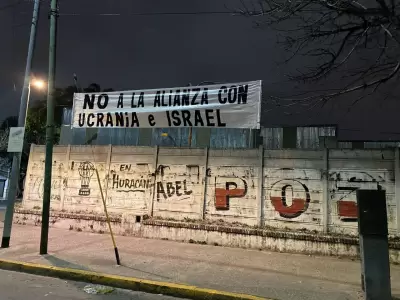 No a la alianza con Ucrania e Israel