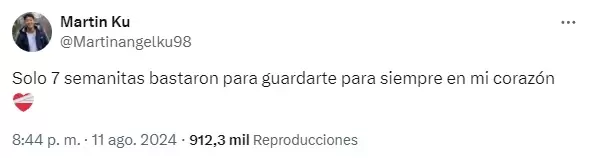 Martn "El Chino" Ku y la tristeza por la prdida del embarazo de su novia Marisol.