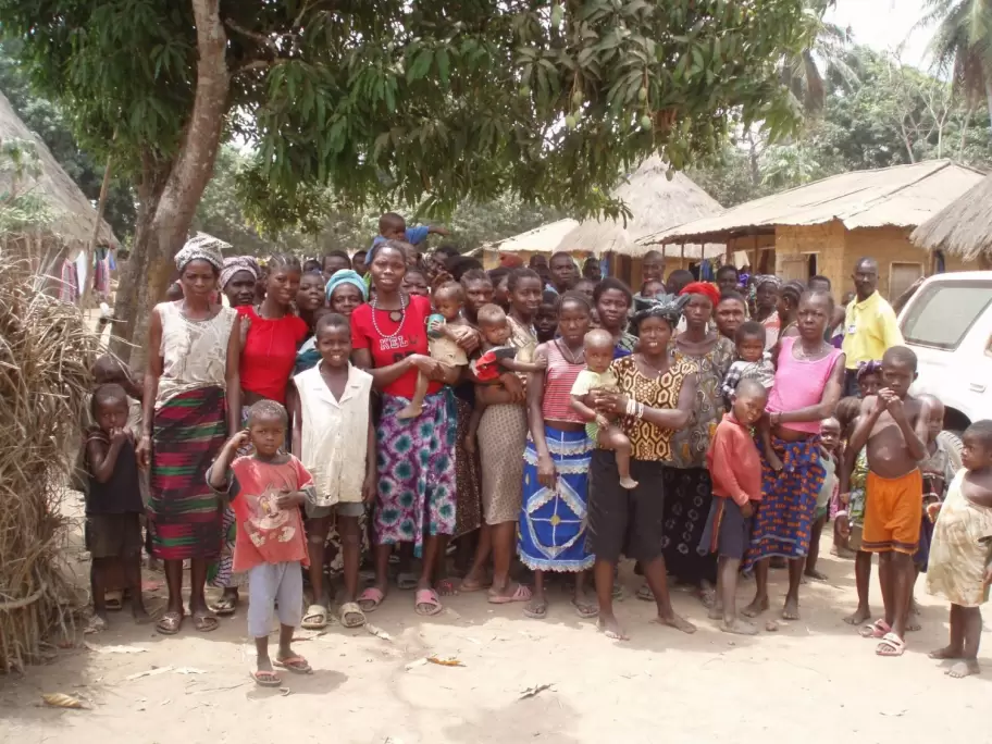 En Sierra Leona.