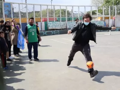 Javier Milei busca que se privatice el ftbol argentino.