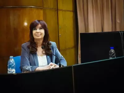 Cristina Fernndez de Kirchner antes de declarar en el juicio que investiga el atentado que sufri el 1 de septiembre de 2022.