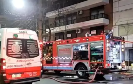 SAME y Bomberos actuaron rpidamente