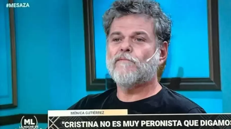 Alfredo Casero en la mesa de Mirtha Legrand.