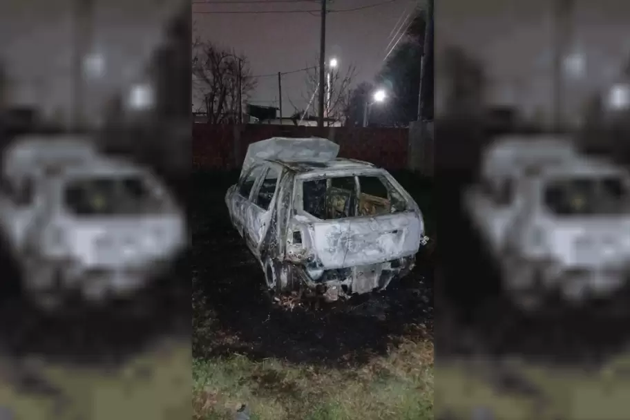 El Palio fue hallado incendiado.