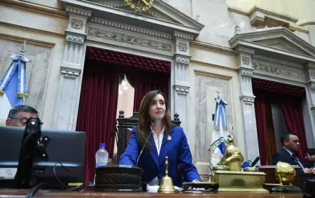 Victoria Villarruel es la presidenta del Senado Nacional.