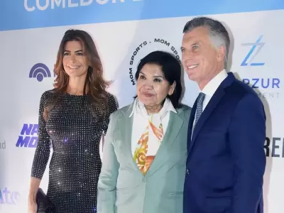 Juliana Awada, Margarita Barrientos y Mauricio Macri