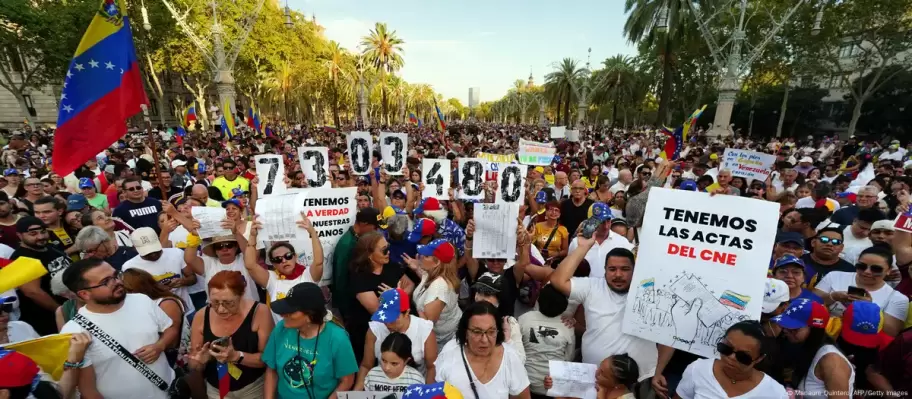 Manifestaciones en contra de Nicols Maduro