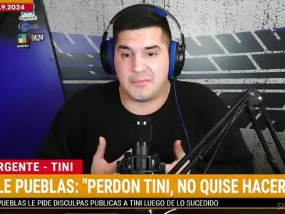 EL periodista se burl del cuerpo de Tini