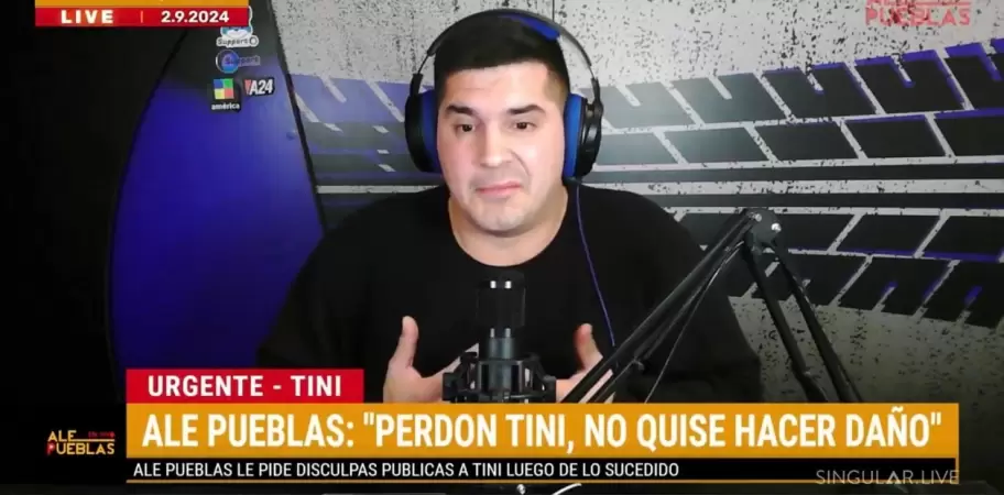 EL periodista se burl del cuerpo de Tini