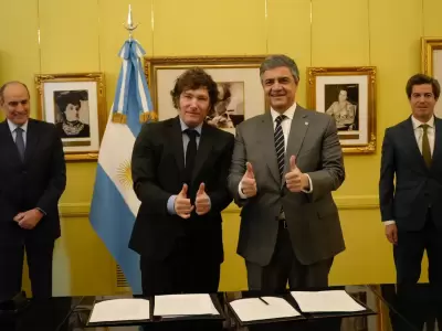 Javier Milei y Jorge Macri