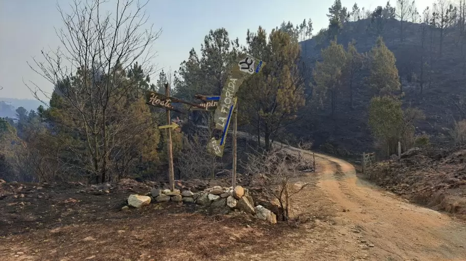 Terribles imgenes del incendio forestal en Crdoba