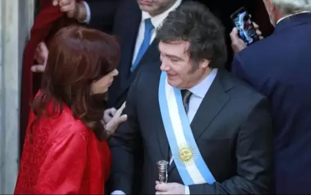 Javier Milei y Cristina Kirchner