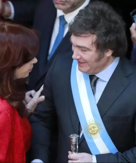 Javier Milei y Cristina Kirchner