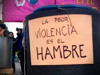 Los dirigentes piden hablar con alguien "que tenga la posibilidad de resolver" la falta de envos de alimento a los comedores.