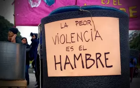 Los dirigentes piden hablar con alguien "que tenga la posibilidad de resolver" la falta de envos de alimento a los comedores.