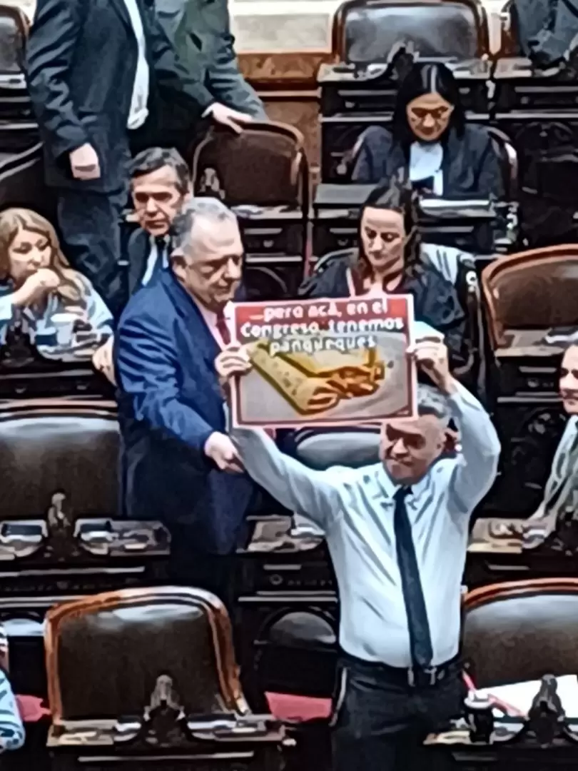 Esteban Paulon se burl de los "panquques" en el Congreso