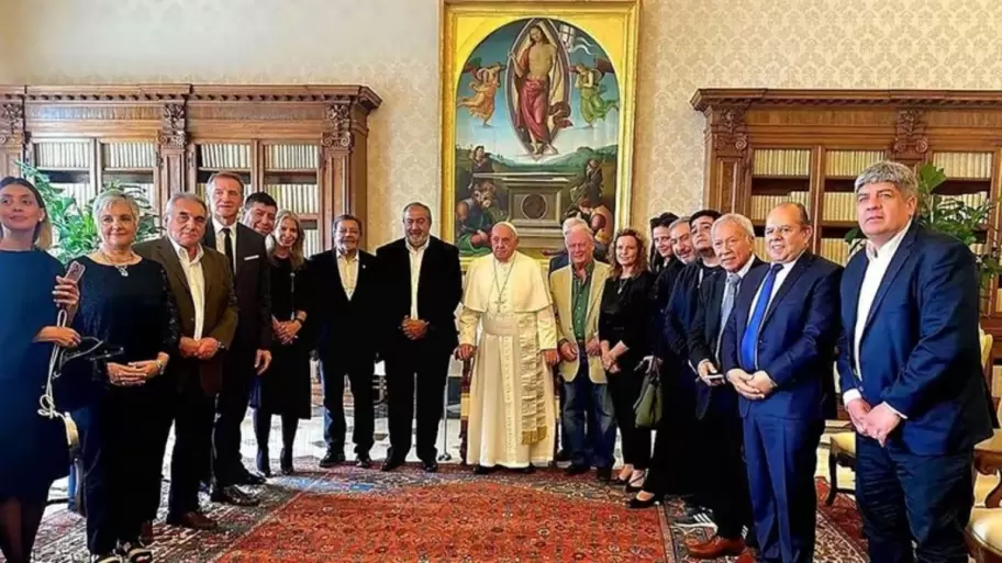 El Papa Francisco recibi a la CGT en el Vaticano